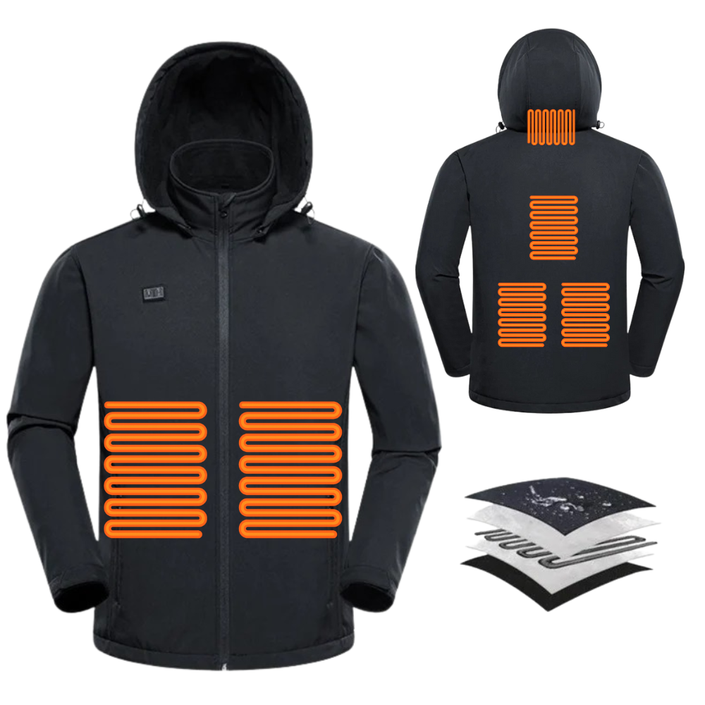 Beheizbare SoftShell-Jacke