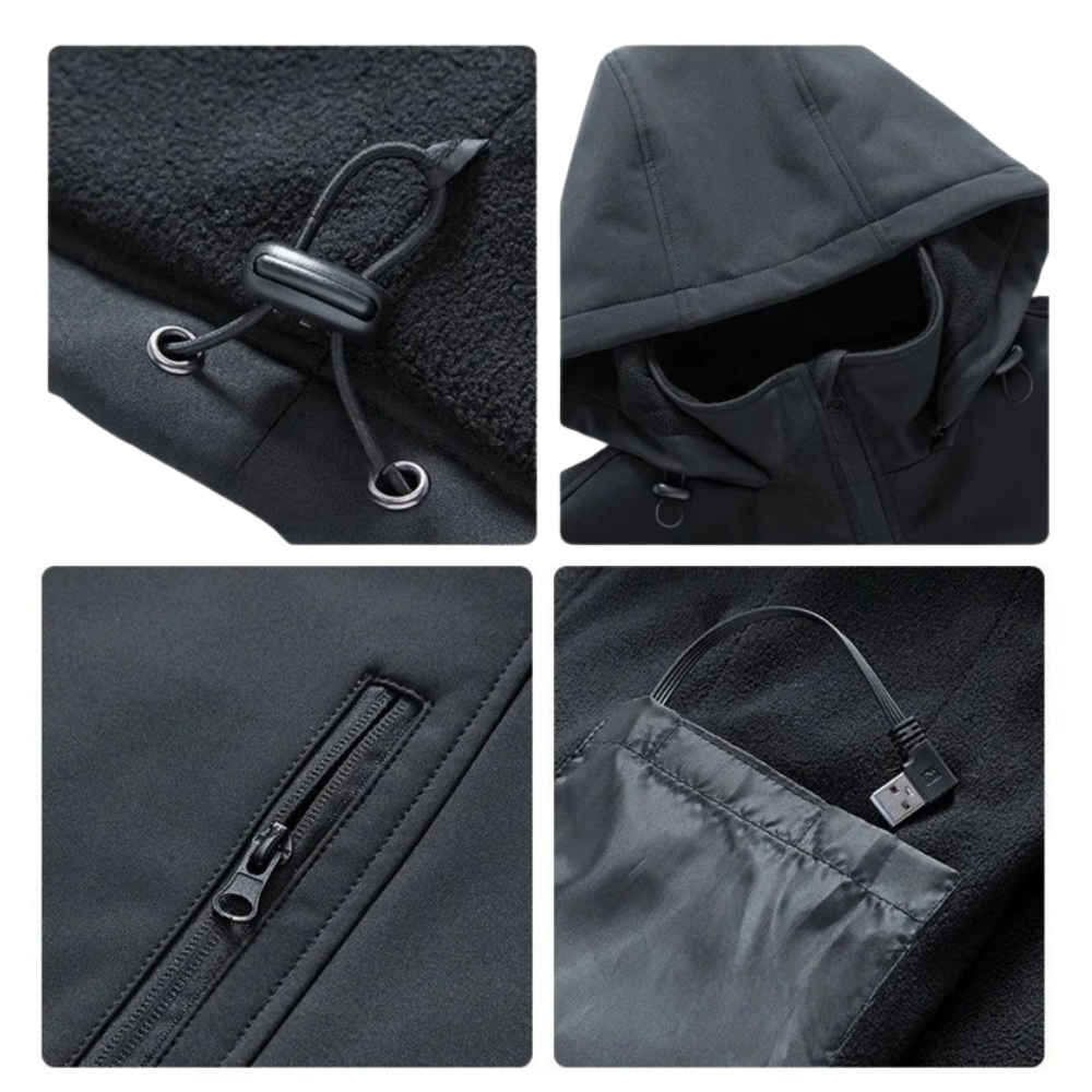 Beheizbare SoftShell-Jacke