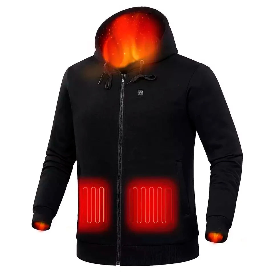 Beheizbare Kapuzenjacke
