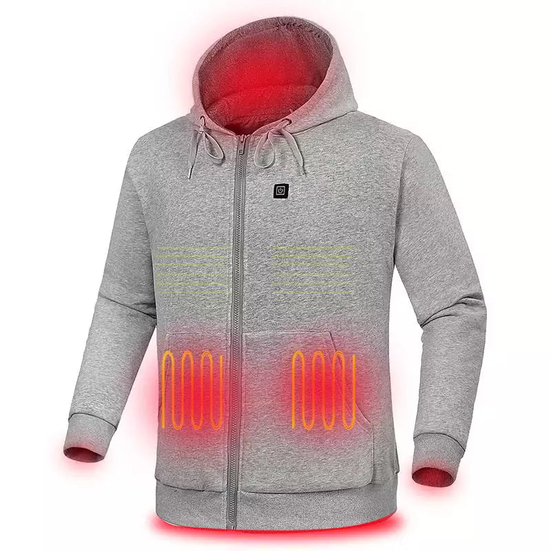 Beheizbare Kapuzenjacke