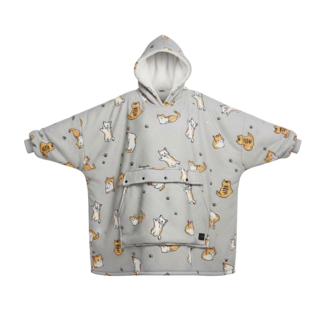 Übergroßer beheizbarer Hoody