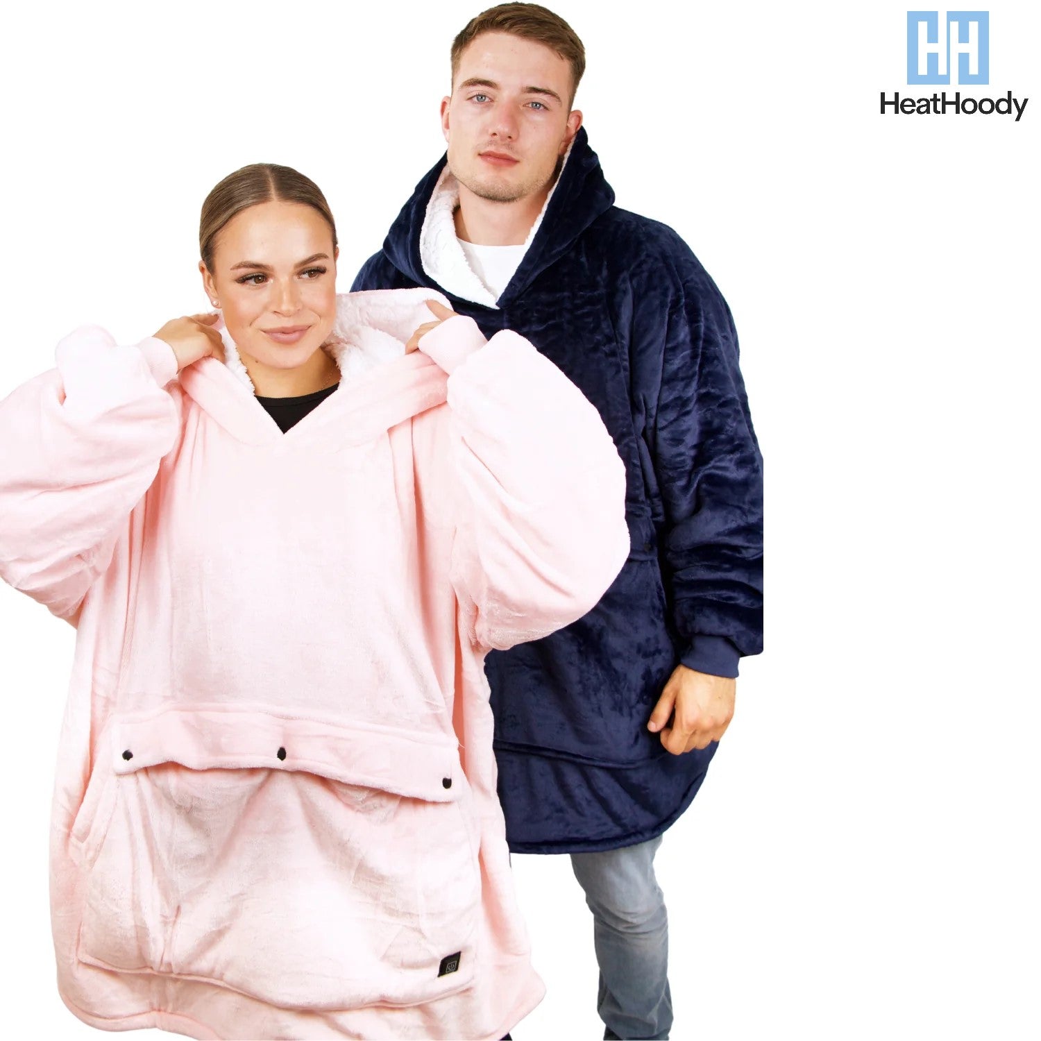 Übergroßer beheizbarer Hoody